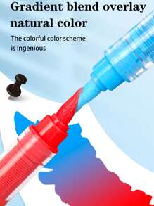 Guang Na 1 Set Of 240 Colors Felt Felt Acrylic Paint Markers Pens, Freely Ink System, Rich Colors, Clear Coloring Pages, Colour Can Be Stacked, Powerful Coverage, Pen Tip Flexible Soft, And Can Draw Freely In Coarse And Fine, They Won't Pierce The Paper And Leave Almost No Traces, Very Suitable For Mysterious Coloring