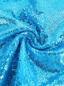 1pc Sparkly Embroidered Sequin Fabric Piece, Precut DIY Material For Dress, Wedding Gown, Bag, Tablecloth, Wedding Party Decor