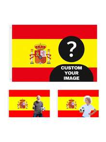 1pc Custom German,French,Spain,British,Italian,Poland,Australia Flag Custom Outdoors Flag Add Your Own ImageText Home Indoor Outdoor Flag,Multi-Functional, Anti-Mold,Ornamental,Exquisite,Stylish,High-Quality,Adorable,Modern,End Of Summer