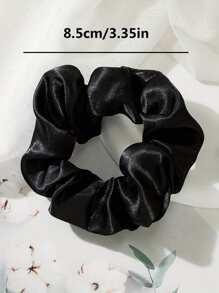 5 pièces/1 pièce Chouchou classiques noir, blanc, marron. Chouchous chics pour accessoires de chignons