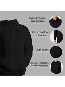 GT Car Enthusiasts Printed Casual Kangaroo Sweatshirt Streetwear Jacket Cold Weather Tracksuit - Black - View 5