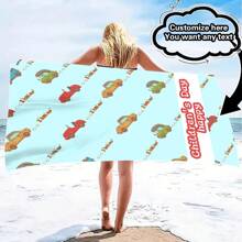 Current Platform Eligible For Free Shipping Privilege, Exclusive Discount. One Customizable Cute Animal Design - Personalize With Text Or Name, Ultra Soft And Fine Fiber, Quick-Drying And Lightweight, Perfect For Camping, Travel And Beach Days, Tropical Pattern, Travel Towel | Charming Illustration | Ultra-Fine Fiber Towel, Personalized Beach Towel Bathroom Decor Summer Beach Essentials