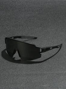 1 Stück Kunststoff Flach Top Mode Sport Brille, zum Radfahren, Skifahren & für lässige Sommerbekleidung am Strand, Outdoor, auf Reisen