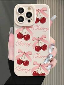Funda protectora transparente para teléfono con diseño de flor de cerezo, a prueba de golpes, anticaída, suave, compatible con phone 16/16 Pro/15 Pro Max/13 Pro Max/14 Pro Max 11/12/13/14 1 unidad - Multicolor 7 - Ver 7