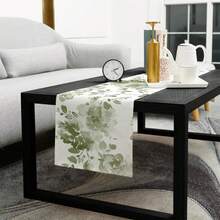 1 Pc Unique Floral Flowers Butterfly Table Runner,Seasonal Spring Summer Home Kitchen Dining Room Indoor Outdoor Festive Events Table Decor - Multicolor - View 8