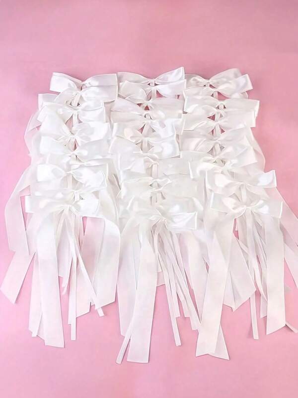100pcs/50pcs, Party Bow Yarn Mantle Bundle Butterfly Wedding Seat Wedding Car Decoration Bow, Festival Bow,Bouquet Bows, Gift Wrapping Bows