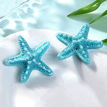 6pcs Creative Starfish Fridge Magnets, Cute Home Decor Stickers For Birthday Party, Refrigerator, Kitchen, Dishwasher, Office Whiteboard, Fun Fridge Magnets