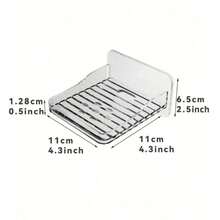 1个壁挂式摄像头支架，免钻孔粘贴式，家用收纳架，固定式监控支架托盘 - 彩色 - 查看 7