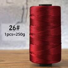 250g Summer Crocheted Flat Ribbon Yarn, 100% Polyester Cord, Handmade Weaving Material For Crochet Summer Sun Hats, Sandals, Bags - Multicolor - View 19