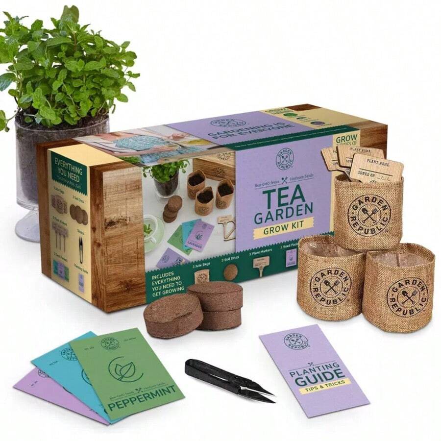 Garden Republic Tea Grow Kit - 1 - View 1