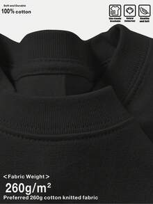 Camiseta de manga corta con cuello redondo para hombre, estilo Y2K, moderna, vintage, punk, con estampado de letras de hip-hop americano. - Negro - Ver 6