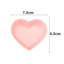 10pcs Sauce Dishes, Mini Heart-Shaped Dinnerware, Small Dishes And Bowls, Dipping Sauce Plates, Condiment Mustard Bowls, Kitchen Supplies,School Supplies