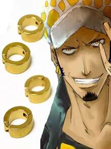 Brinco Cosplay One Piece Trafalgar Law Fantasia