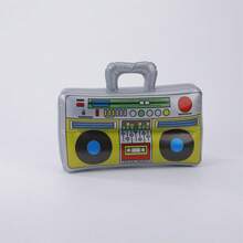 1pc Oversized Inflatable Guitar Prop, Party Decoration Inflatable Musical Instrument, Large Size Inflatable (Random Color, Style)