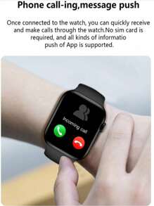 Sports Smart Watch, Women's Smart Watch, Smart Watch With High-Definition Touch Screen, With A Variety Of Sports Mode Information Reminder, Music, Weather Display, Wireless Two-Way Search Functions, Large Capacity 200MAH