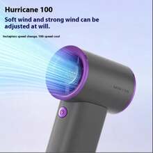 1pc Portable Fan3600mAh Rechargeable Handheld Ice Cooling Small Fan With Digital Display Handy Fan Mini Fan - Multicolor - View 3