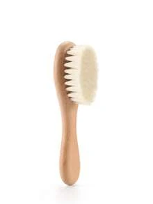 1/2/3pcs Wooden Wool Bath Brush, Exfoliating Massage Brush, Beechwood Flat Brush - Yellow - View 16
