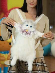 Muppet Bag Bag Ragdoll Backpack Backpack Stuffed Animal Toy Cute Wind Girl Birthday Gift - Multicolor - View 5