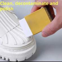 1pc Magical Shoe Cleaning Eraser - Removes Stains And Dirt From Sneakers, Synthetic Leather And Clothes, Multipurpose For Living Room, Bedroom, Bathroom, Kitchen, Toilet
