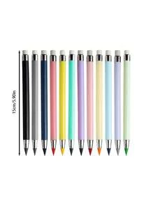 12 قلم رصاص لا حدود له مع ممحاة - دائم بقوة HB رائع للرسم والتلوين والمدرسة، لوازم مدرسية | أقلام ملونة | أقلام رصاص، أطقم أقلام