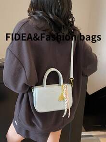 Women Top Handle Bags - Blue - View 5