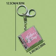 Custom NFC Mini Album CD Keychain | Personalized Music Gift | Retro Style Gift L Spotify Keychain | Music Lover Keychain | Mother's Day Gift - Multicolor - View 7