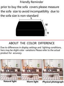 1pc Stretch Sofa Cover, Non-Slip Full Coverage Sofa Seat Cover, All Season Universal Sofa Cushion Cover, Fabric Thickened Sofa Blanket, Machine Washable, Dust-Proof, Pet-Friendly, Home Decor, Adjustable For Corner Sofa, Bedroom, Office, Living Room 1/2/3/4 Seater - Dark Brown - View 12