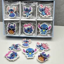 1pc Cute Cartoon Erasers, Random Stitch Anime Pattern Erasers - Multicolor - View 5