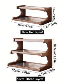 1pc Simple Desktop Storage Rack, Multi-Layer Dining Table Organizer, Small Desktop Cup & Teaware Holder For Home, Dorm, Kitchen
