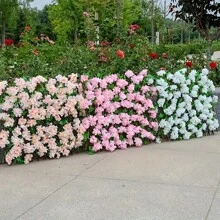 1pc Cherry Blossoms Expandable Fence Screen, Garden Fencing Use Artificial Hedge Screen Extend Garden Grid Board With Flowers, Garden Fence Screen, Fence Privacy Screen For Backyard Patio Wall Decoration