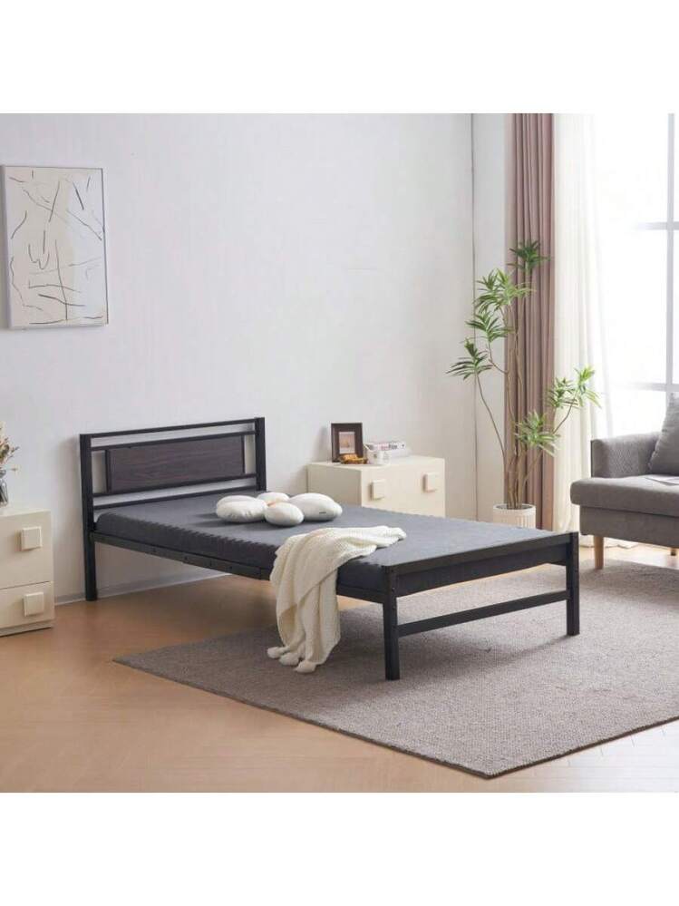 【ブラック】パイプベッド シングル ベッド 宮 三段階高さ調整可 スチール 耐震 新作】【ブラック】パイプベッド シングル ベッド 宮 三段階高さ調整可