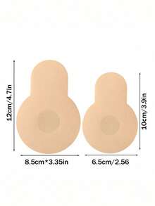 10 件女士一次性自粘胸罩乳头贴带提升胶带，无肩带露背隐形胸罩乳头贴，用于乳房提升，无缝和聚拢设计