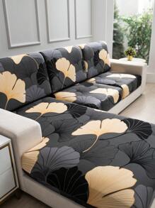 1 pezza Fodere per cuscini da divano in tessuto seta di latte, antiscivolo ed elasticizzato, con stampa floreale e motivi geometrici decorativi, adatto per animali domestici, per tutte le stagioni
