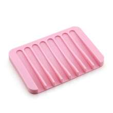 Self-Draining Soap Dish, Bathroom Waterfall Drain Rack, Soap Holder - Extends Soap Life, Keeps Soap Bar Clean, Easy To Clean, Bathroom Accessories Back To School