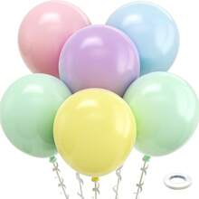 Pink Balloons 18 Inch 5 Pcs Pastel Pink Balloons Matte Pink Latex Party Balloon With 1Pc Ribbon For BabyShower Birthday Wedding Engagement Party Decorations