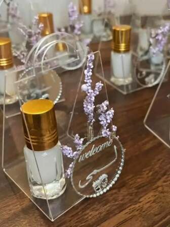 5/10/15 pezzi, scatola regalo in acrilico per matrimonio mediorientale; confezione di lusso europea per festa di nascità; scatola per anello di fidanzamento personalizzata di Dubai; elegante confezione in sacchetto di acrilico, perfetta per fidanzamento, matrimonio, festa di nascità e regali speciali.