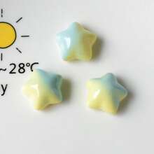 5/10 Stücke süße Farbverlauf Herz- und Stern geformte Kühlschrankmagnethalter, Hochzeit/Geburtstagsparty Dekoration, süße Mädchen Zimmer Deko, Büro Whiteboard Magnete