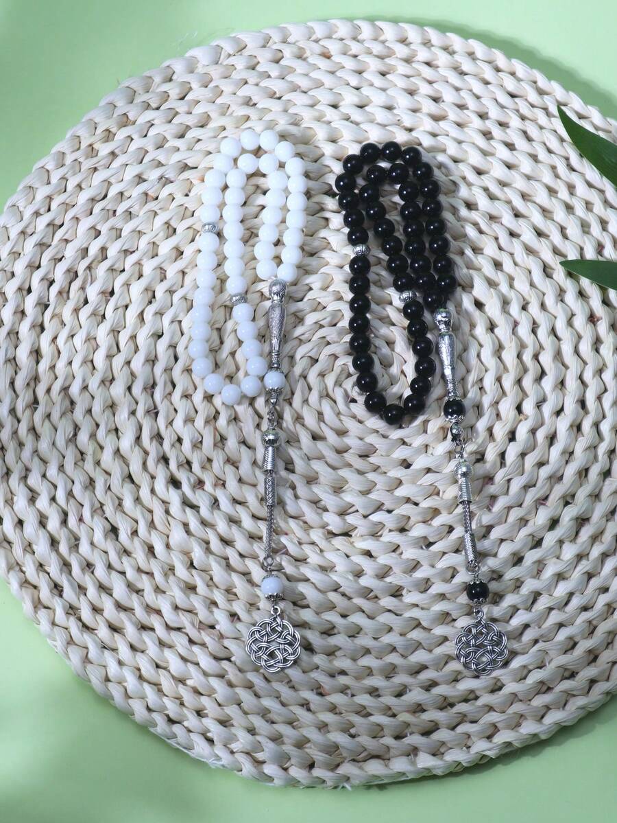 1pc Tasbin Glass Prayer Beads, Beads. Essential For Daily Prayers - Multicolor - View 1