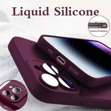 2 Stücke 2025 Premium Handyhülle kompatibel mit iPhone 15 14 Pro Max 15 Plus, TPU Einfarbige Sturz- und Stoßschutzabdeckung