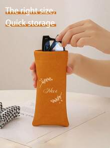 Personalizowana torba do przechowywania okularów, spersonalizowane pudełko do przechowywania okularów przeciwsłonecznych z napisem "wieniec", etui na okulary z automatycznym zapięciem, sprężynowy woreczek do przechowywania okularów, skórzane pudełko do przechowywania okularów, prezent dla przyjaciółek i przyjaciółek, kolorowe, urocze, urocze, zabawne, kawaii, Y2K, stylowe, unisex, codzienne, niestandardowe, spersonalizowane, niepowtarzalne, spersonalizowane, idealne prezenty dla niego, idealne prezenty dla niej, dla niej, chłopaka, dziewczyny, rodziny, przyjaciół, dodatki odzieżowe, na Halloween