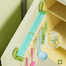 Dopamine Trajectory Hanging Hook, Suction Cup Style For Kitchen Cabinet Door, Invisible Hook, Freely Adjustable Suction Cup - Multicolor - View 6