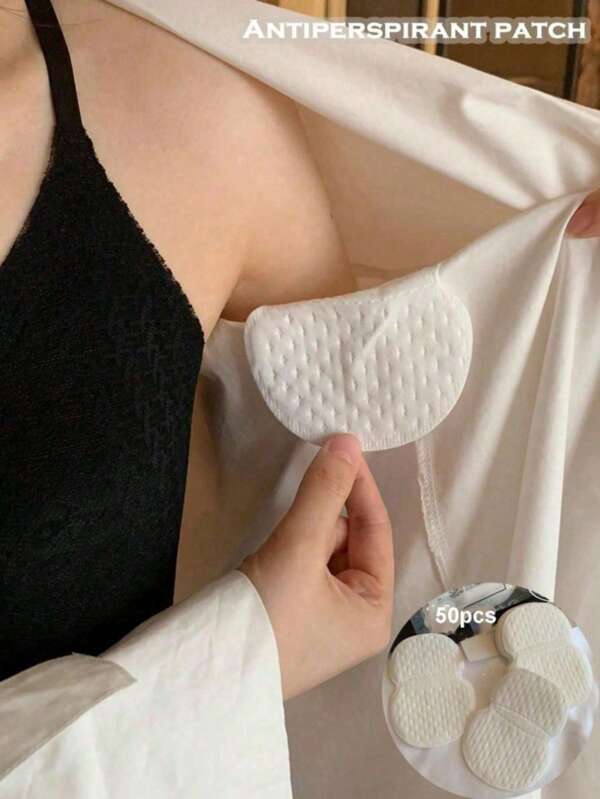 50 piezas/30 piezas/20 piezas/1 pieza Almohadillas para el sudor de las axilas, almohadillas desechables para absorber el sudor de las axilas, eficientes, transpirables, invisibles, parches absorbentes, ligeros y absorbentes del sudor, cómodos y sin olor, fáciles de usar, adecuados tanto para hombres como para mujeres en el cuidado corporal del verano caliente para viajes, deportes, al aire libre, verano, pegatinas, Navidad para regalo de vacaciones