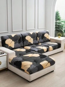 1 pezza Fodere per cuscini da divano in tessuto seta di latte, antiscivolo ed elasticizzato, con stampa floreale e motivi geometrici decorativi, adatto per animali domestici, per tutte le stagioni