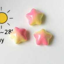 5/10 Stücke süße Farbverlauf Herz- und Stern geformte Kühlschrankmagnethalter, Hochzeit/Geburtstagsparty Dekoration, süße Mädchen Zimmer Deko, Büro Whiteboard Magnete