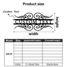 1 Custom Metal Door Number Plate - Personalized Address Sign, Suitable For Outdoor Use, Customizable With Name And Number, Reusable And Detachable. Ideal As A Housewarming Gift, Christmas Gift, Decoration, Home Decor, Wall Decoration, Room Decoration, Living Room Decoration, Bedroom Decoration, Bathroom Decoration, Kitchen Decoration, House Decoration, Personalized Gift, Or Back-To-School Item. - Multicolor - View 47