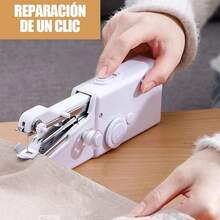 Maquina de coser de mano portatil mini cosedora de bolsillo - Blanco - Ver 2