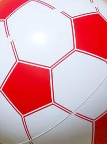 1 pièce/5 pièces/10 pièces Ballon de soccer/plage gonflable, ballon de soccer léger pour l'extérieur, ballon de décoration pour fête de plage