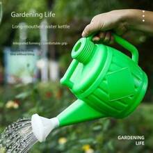 1pc 4L/7L Green Thickened Watering Can, Household Watering Can With Sprinkler Head For Gardening, Watering Plants And Vegetables