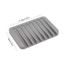 Self-Draining Soap Dish, Bathroom Waterfall Drain Rack, Soap Holder - Extends Soap Life, Keeps Soap Bar Clean, Easy To Clean, Bathroom Accessories Back To School