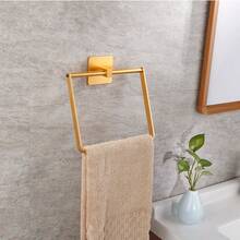 1 Pc Aluminum Alloy Bathroom Towel Ring - Multicolor - View 5